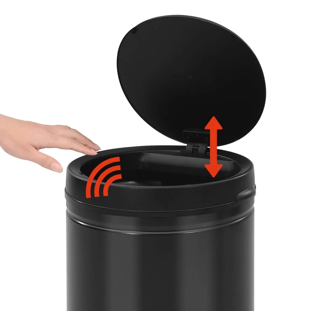 Contenitore automatico con sensore da 60 litri acciaio al carbonio nero 02_0006038