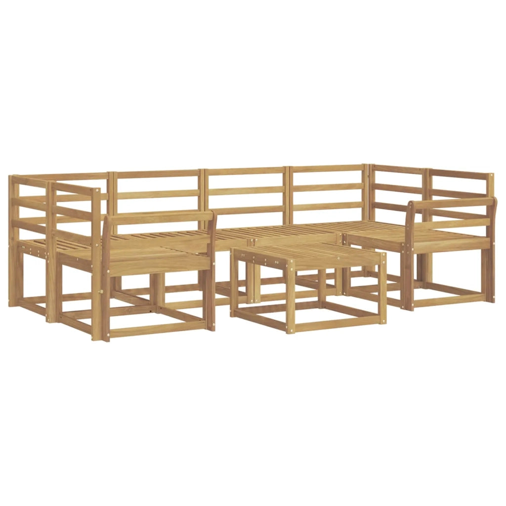 Set di divani da esterno 7 pcs Bianco 59 x 59 x 37 cm 3387313