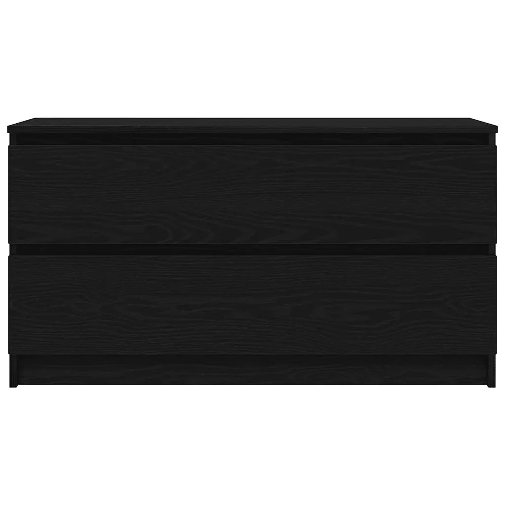 Mobile Porta TV Nero 100x35x54 cm in Legno Multistrato 861806