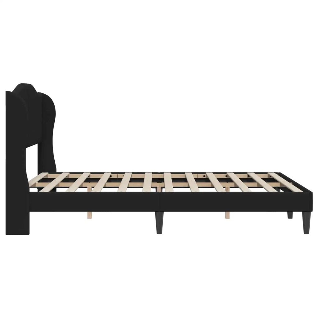 Struttura del letto con testiera Nero 120 x 200 cm Similpelle 42027850