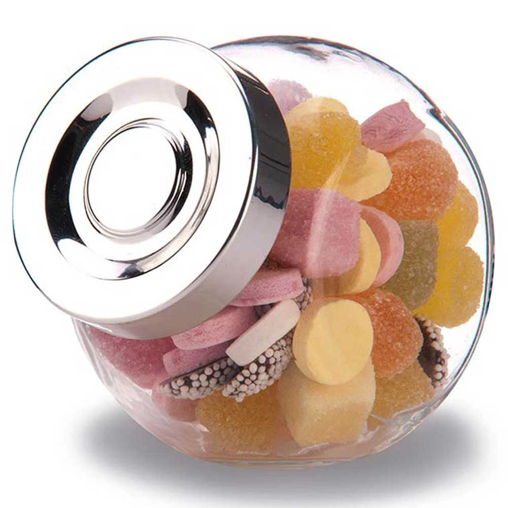 Set 4 Barattoli Contenitori Portaspezie Porta Alimenti Vetro con Coperchio 200ml