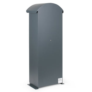 Witec Cassetta postale autoportante 42x24x102cm con struttura a colonna verniciata a polvere grigia