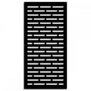 HOT DOG - Pannello in PVC traforato - Parasole Colore: nero, Misura: 50x150 cm
