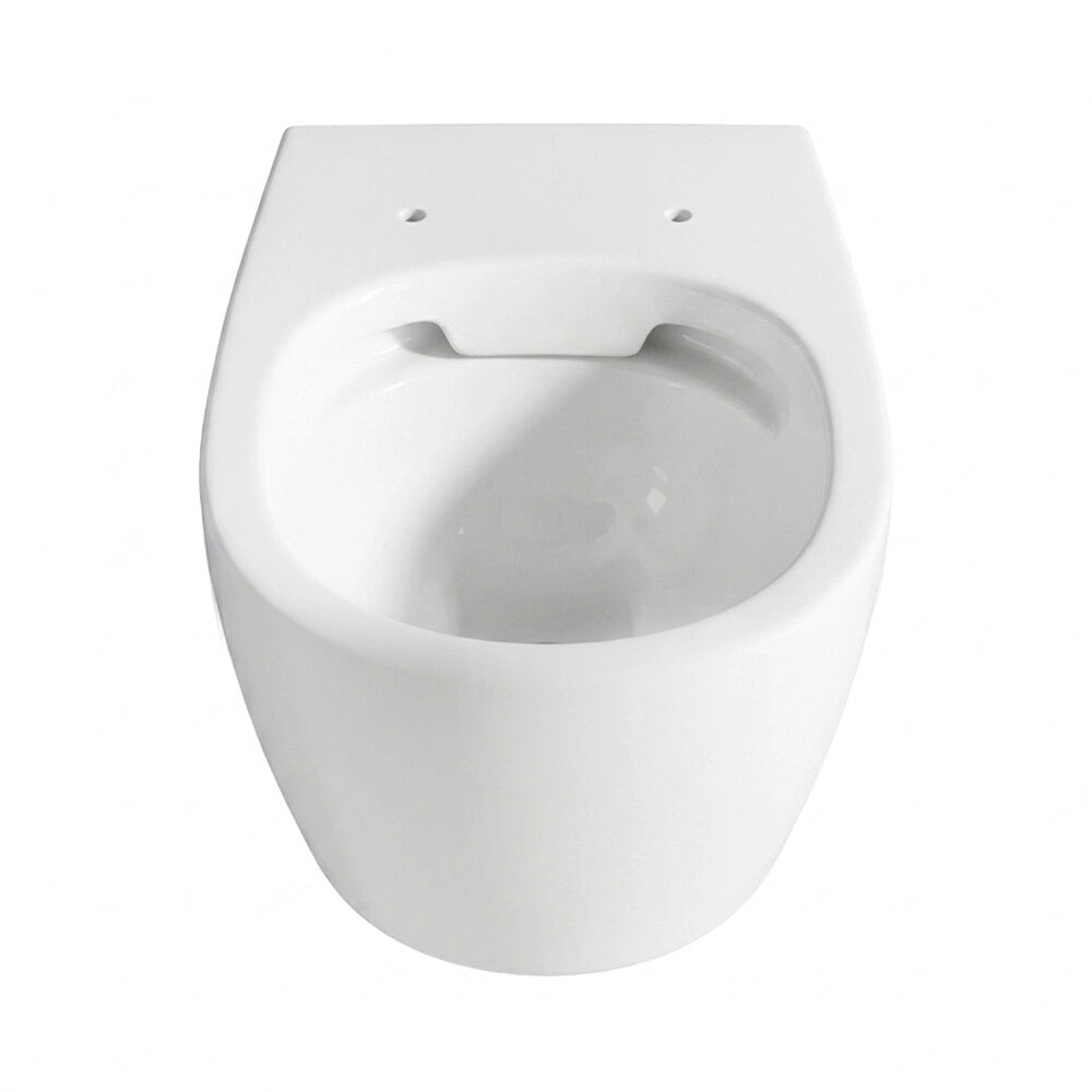 Wc sospeso bianco lucido con scarico rimless Demy Dolomite