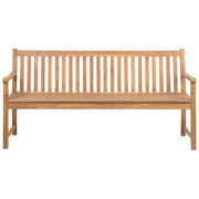 Panca da giardino leggera in legno di acacia 180 cm a doghe design esterno patio in stile rustico