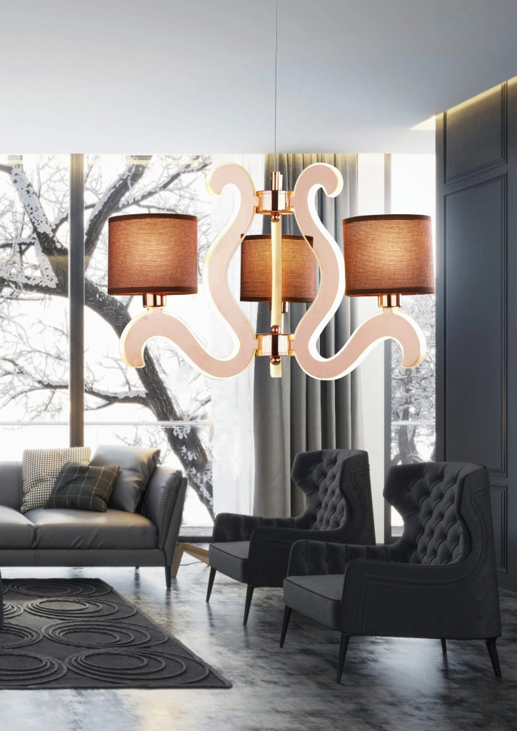 Lampadario sospeso Candellux Ambrosia 33-33888 rame