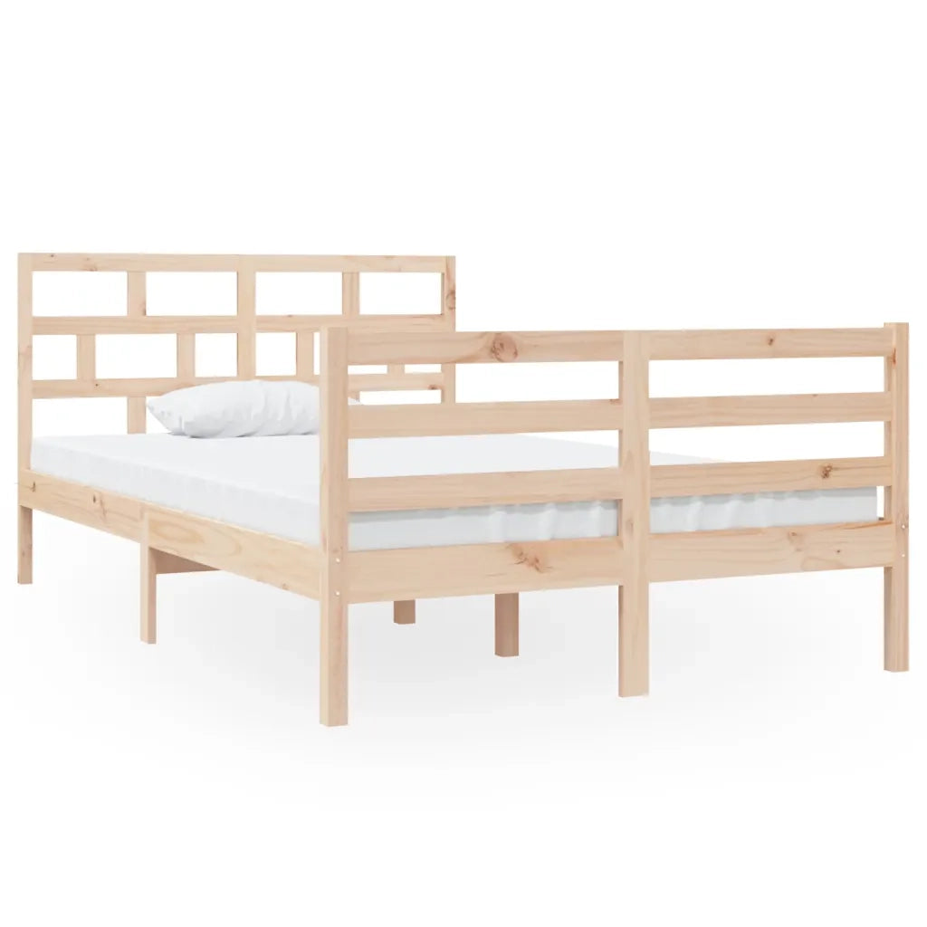 Giroletto-Struttura Letto 120x190 cm Small Double in Legno Massello 390271