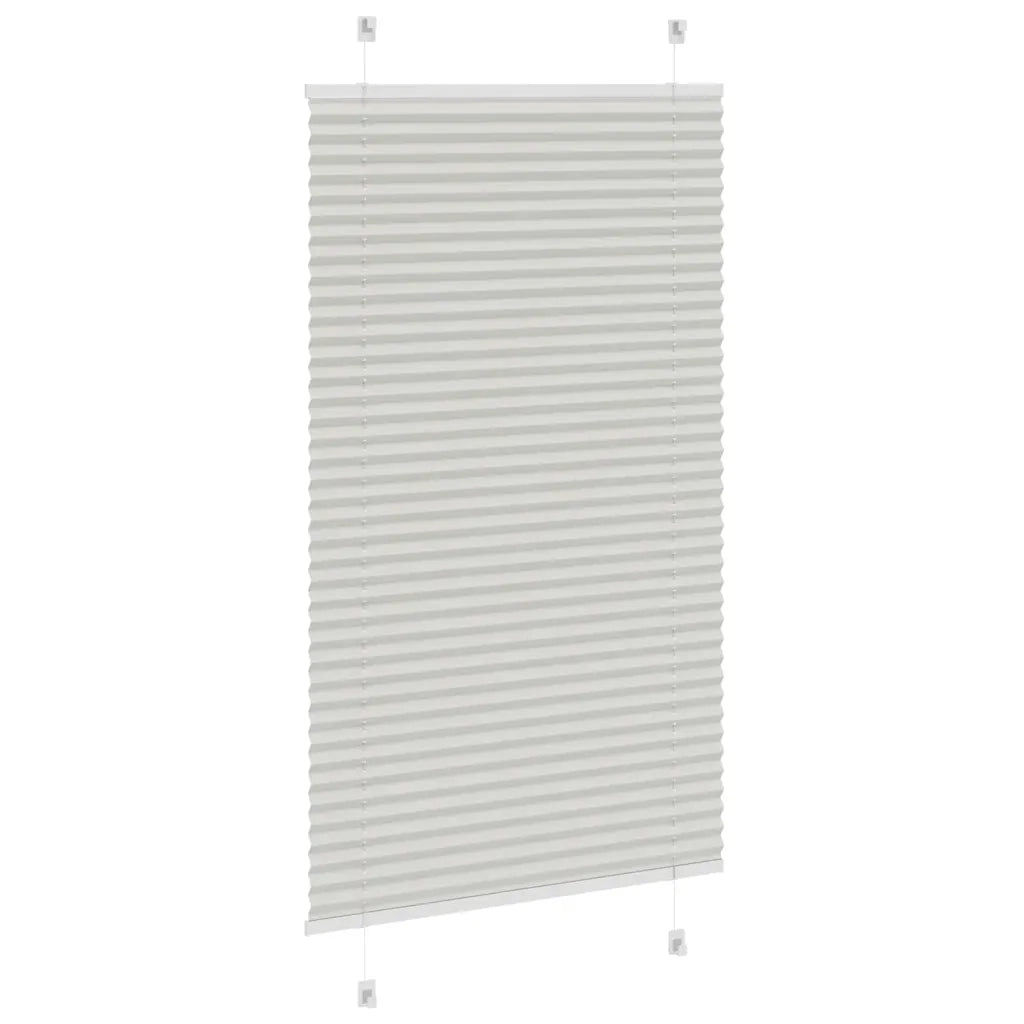 Tenda Plissettata Grigio Chiaro 75x150 cm Larghezza Tessuto 4015342