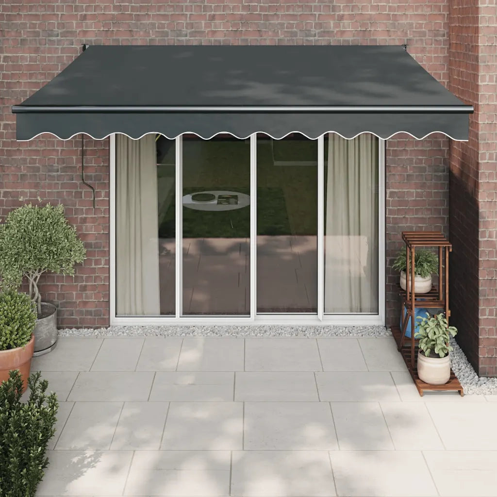 Tenda Sole Automatica Retrattile Antracite 3x2,5 m 3154511