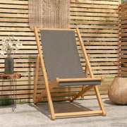 Sedia da spiaggia Tortora Legno di teak solido 42032662