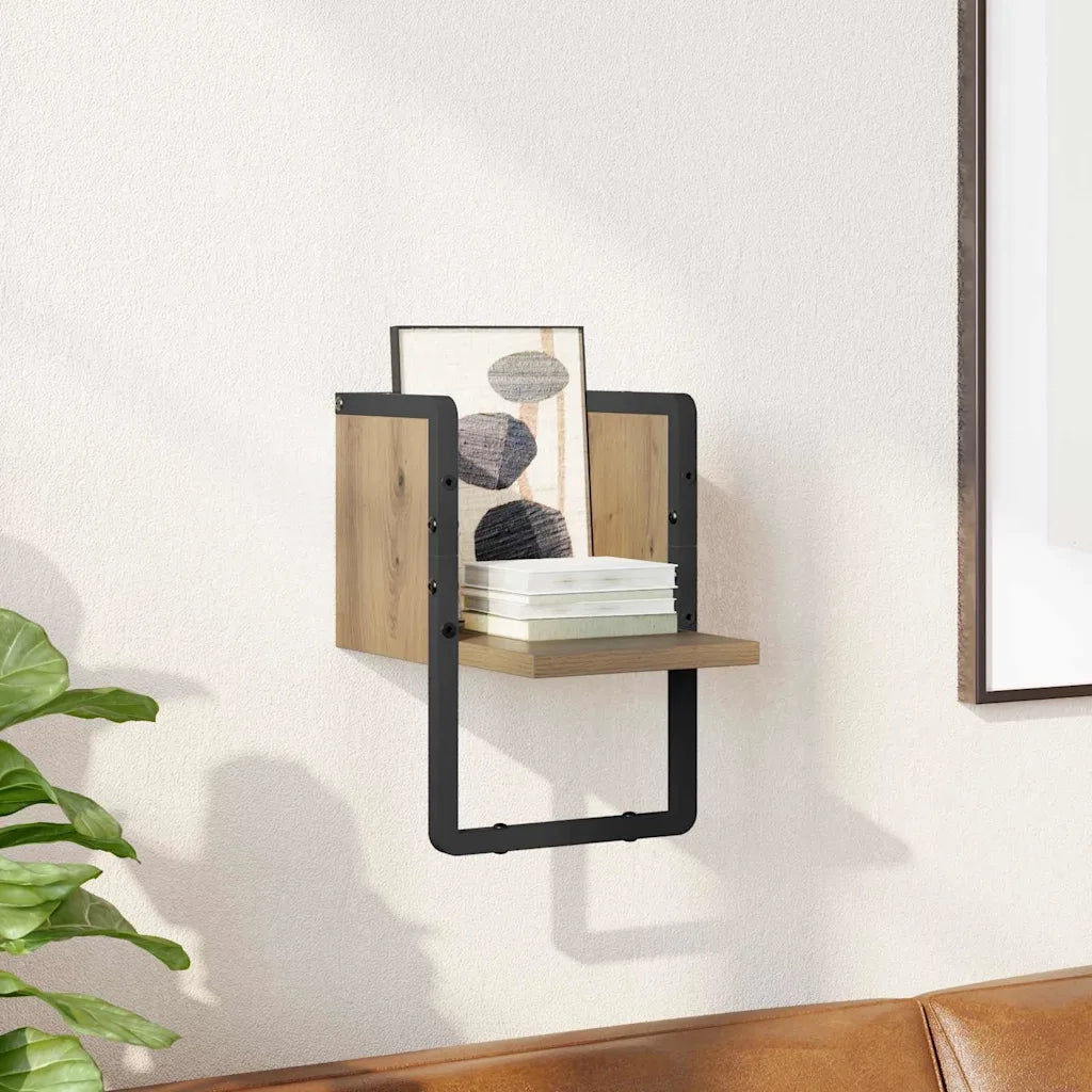 Scaffale da parete Rovere Artigianale 20 x 25 x 30 cm 893635