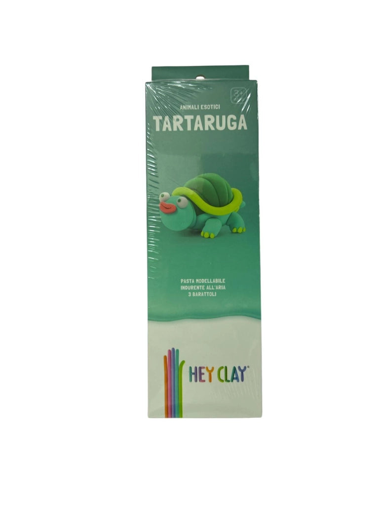 Set creativo pasta modellabile,Tartaruga,Hey Clay,Eta 3+