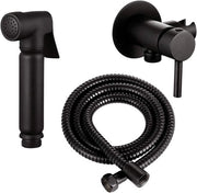 Set di doccia design - nero - completo con miscelatore