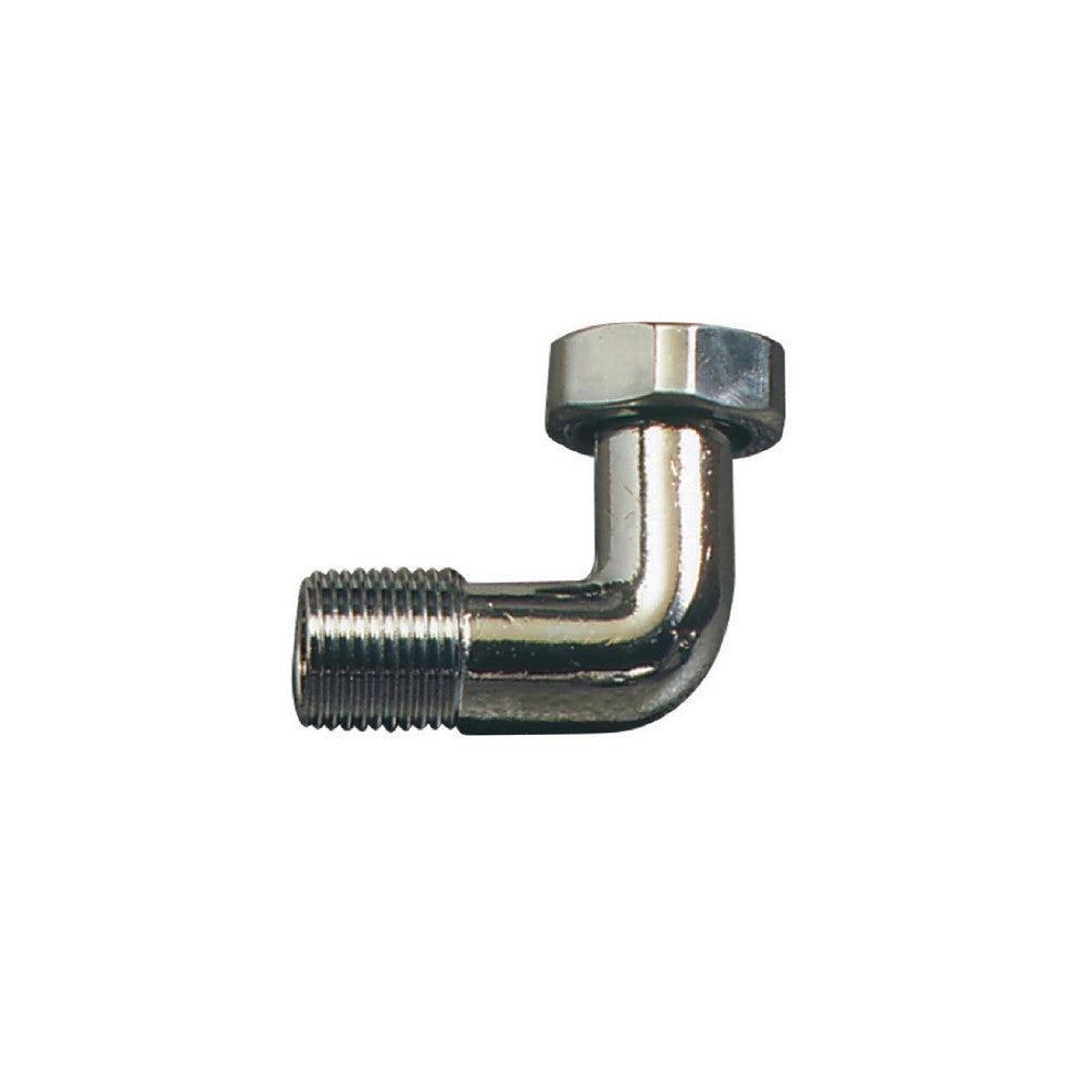Raccordo curvo mf con calotta girevole 1/2"