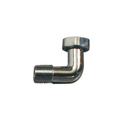 Raccordo curvo mf con calotta girevole 1/2"