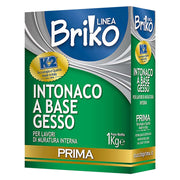 INTONACO BASE GESSO 'BRIKO K2' Kg. 1 - in scatola- 12 pezzi  - K2