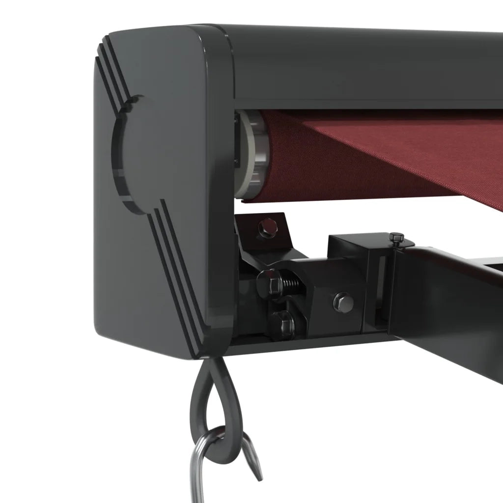 Tenda da Sole Retrattile Manuale Bordò 350x250 cm 3215319