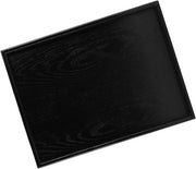 Piatto da Servire in Legno Antiscivolo - 40x30 cm - Moderno - Per Tè/Caffè/Snack - Legno Massello - Piatto da Servire Rectangolare