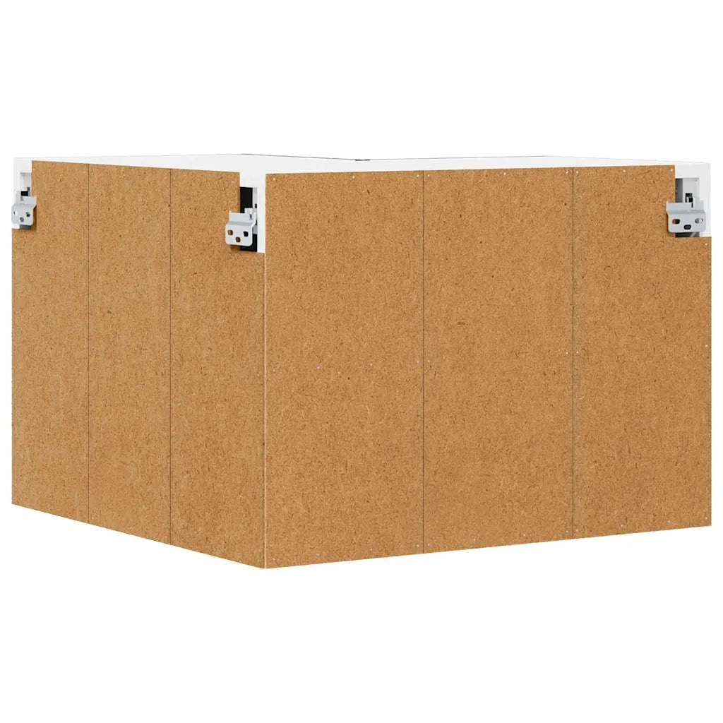Mobile angolare per parete LUCCA Nero 57 x 57 x 40 cm