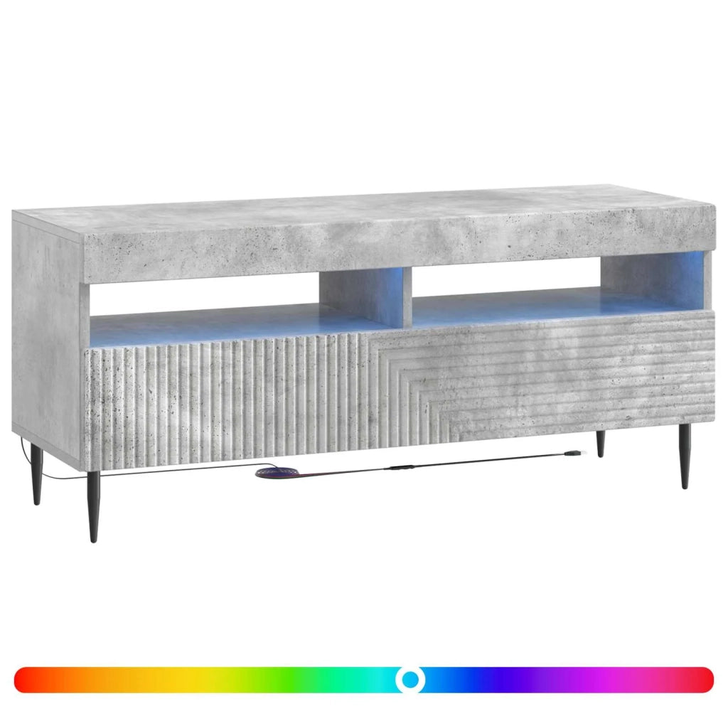 Mobile TV LED Grigio Cemento Legno ingegnerizzato 896988
