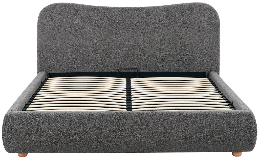 Letto Maido Teddy in tessuto 160x200 cm 1