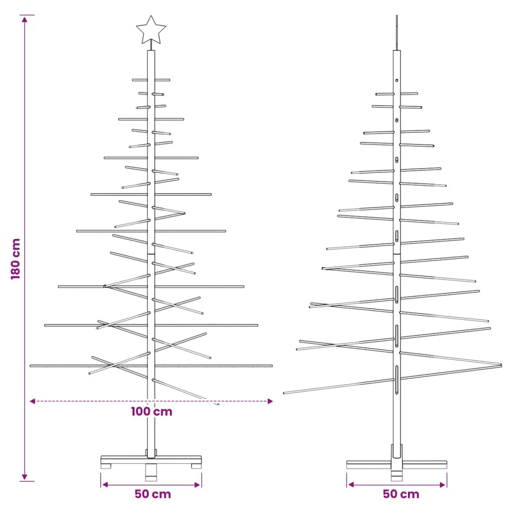 Albero di Natale in legno KOTKA 180 cm 42060349