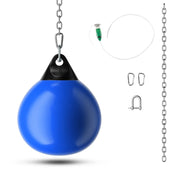 Sacco da boxe ad acqua 45 x 58 cm 50 kg ergonomico per un allenamento confortevole in PVC blu 20_0013393