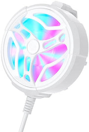 Ventilatore di raffreddamento per smartphone, raffreddatore a semiconduttore universale per smartphone, chiusura posteriore per ventilatore di raffreddamento per smartphone portatile, compatibile con raffreddatore di console per smartphone