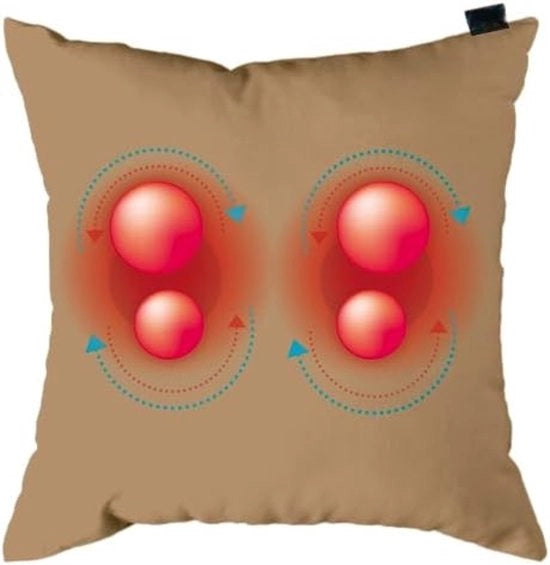 Cuscino di massaggio wireless - Cuscino di massaggio - Cuscino di massaggio per collo e schiena - Cuscino di massaggio per collo - 40L x 15P x 40A