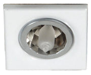 Faretto incasso PO 1xG4 bianco alluminio quadrato Candellux