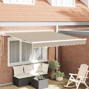 Tenda Retrattile Manuale  Beige 350x250 cm