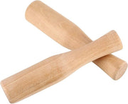 Due pezzi Muddler in legno per puree di frutta e cocktail, scontrino per bar e cucina.