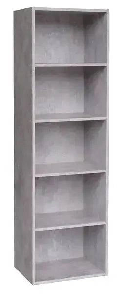 Libreria componibile cm.42x29x89h rovere nord