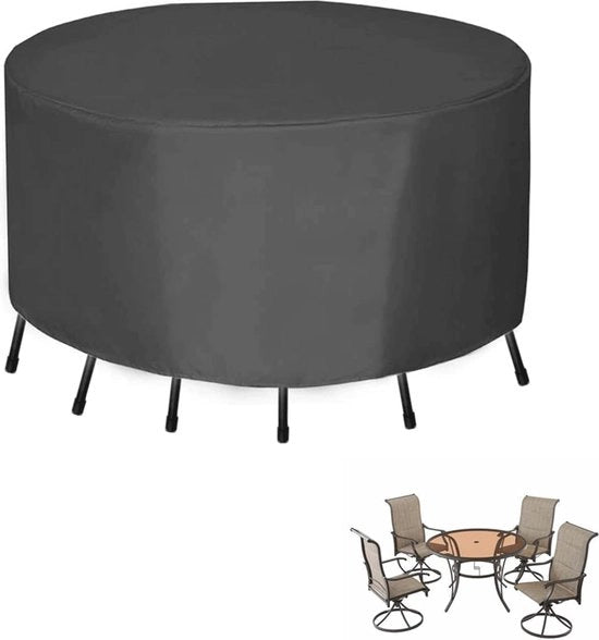 Ombrelli acqua resistenti tondi per esterno 108 x 70 cm - Proteggi il tuo mobilio da giardino dagli elementi