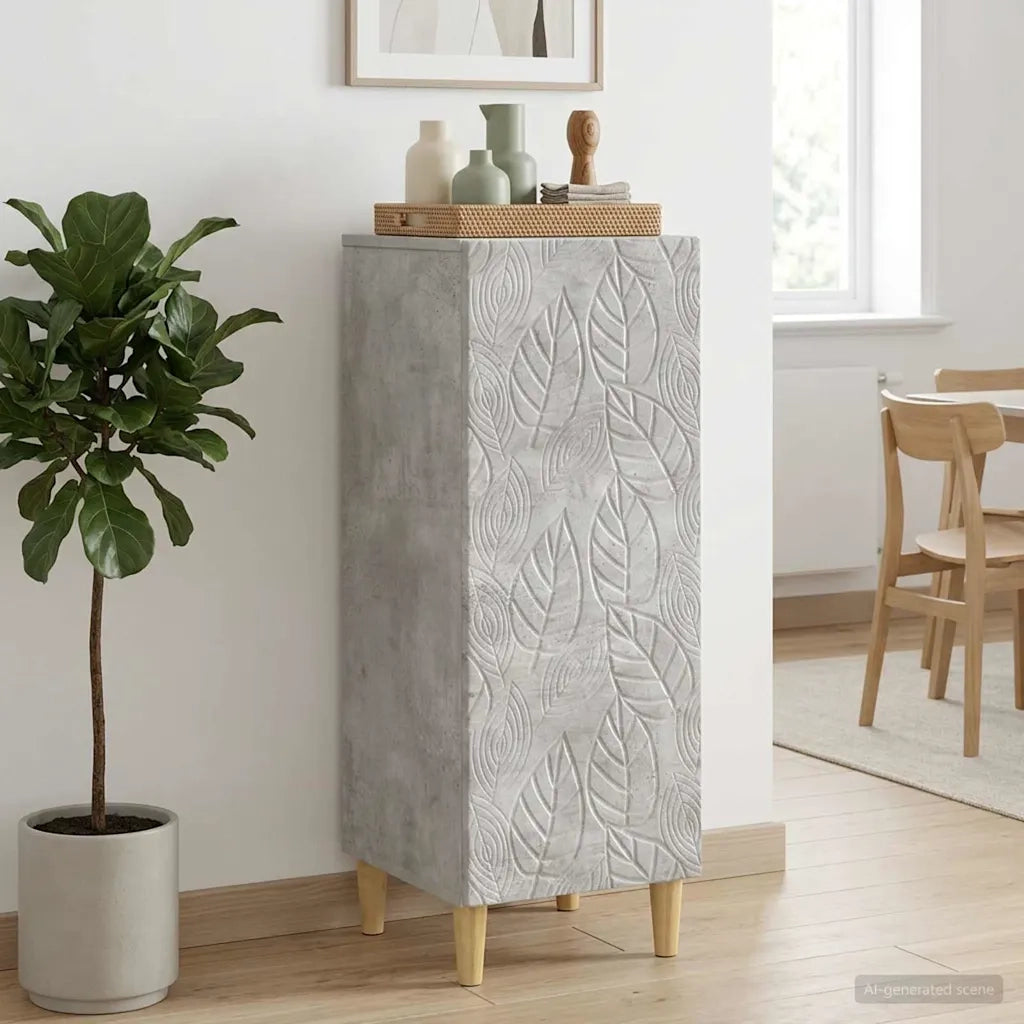 Credenza Grigio Cemento 33 x 34,5 x 90 cm Legno ingegnerizzato 895058