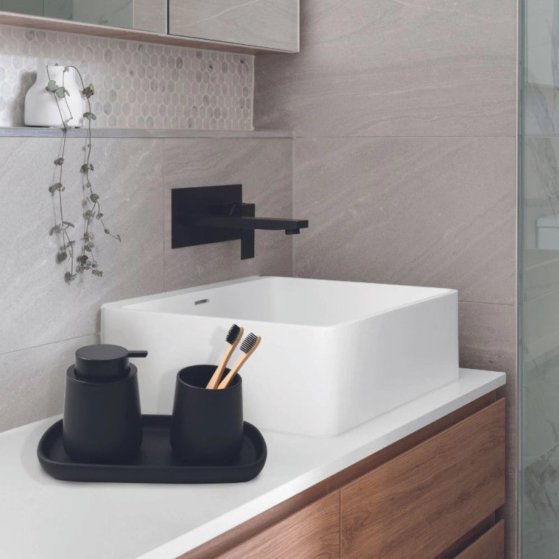 DISPENSER SAPONE IN CERAMICA MAONIE- Nero Opaco- SPIRE- pezzi 1
