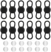 Set di 24 tenere matite magnetiche + piastre metalliche, adesive, tenere matite magnetiche in silicone per whiteboard, frigorifero, laptop, scrivania, vetro, scuole, uffici