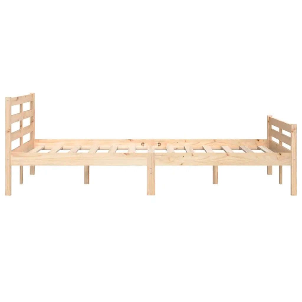 Giroletto-Struttura Letto in Legno Massello 150x200 cm King Size 461915