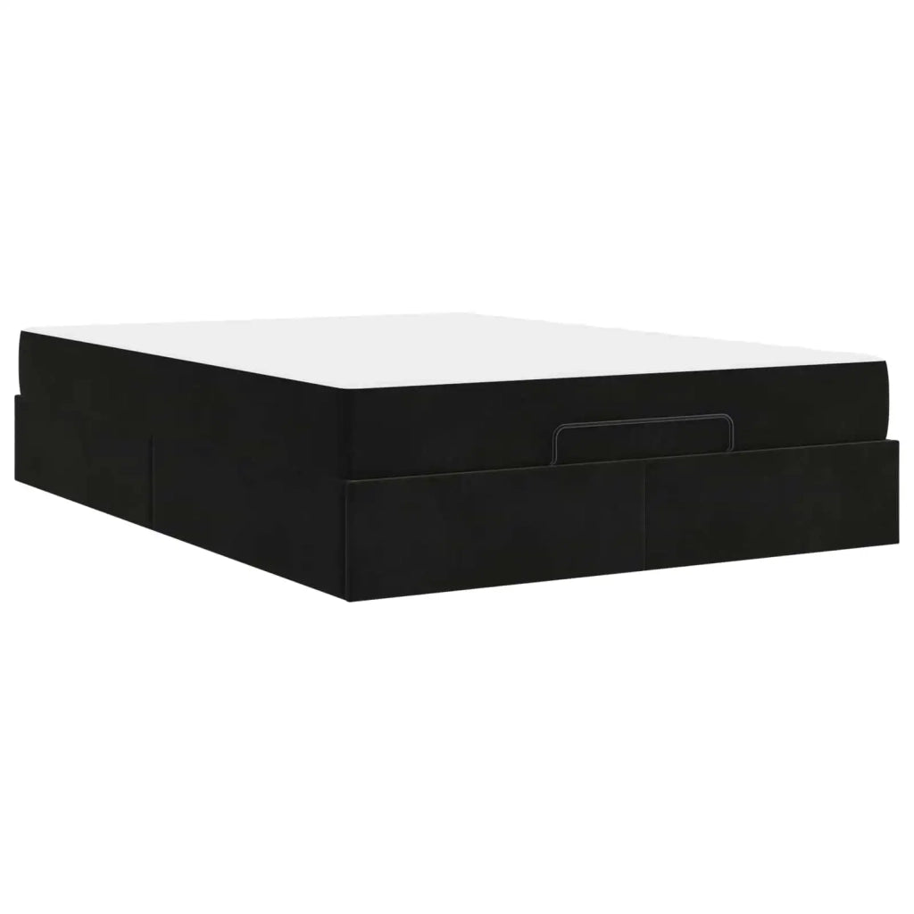 Struttura letto con materasso 2 pcs Nero Velluto 3399572