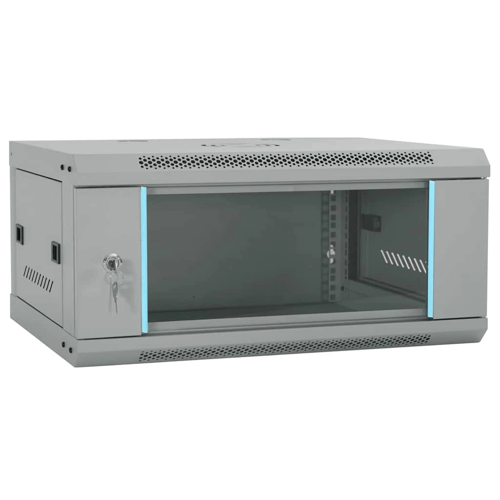 Armadio di rete per interni unità di archiviazione 60 x 45 x 28 cm design industriale funzione di sicurezza acciaio grigio 02_0059060