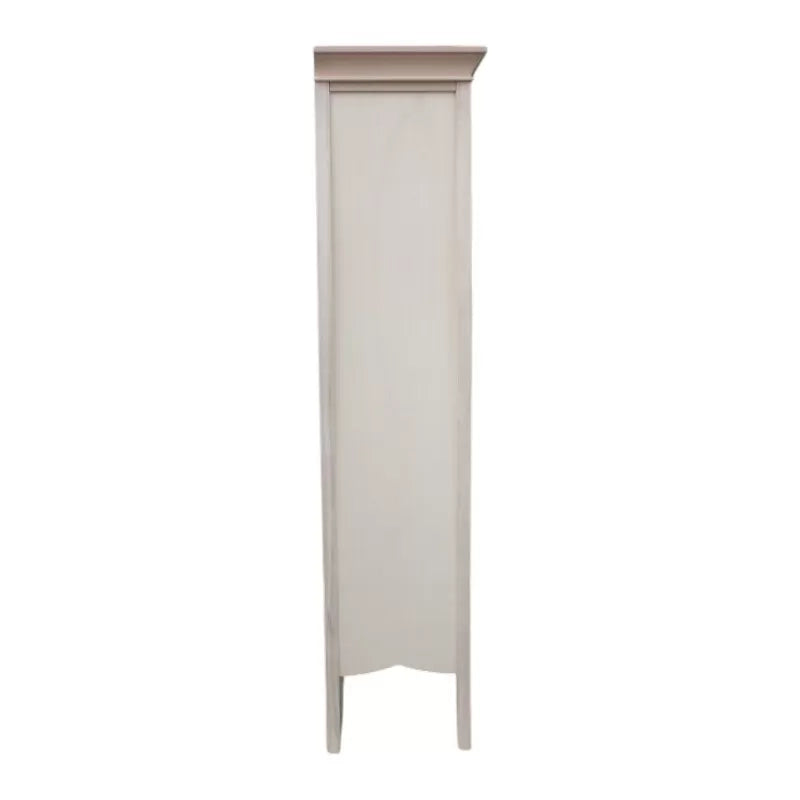 Libreria a giorno 3 ripiani 2 cassetti legno grezzo l.106 p.47 h.204 (3099) - Mobili 2G