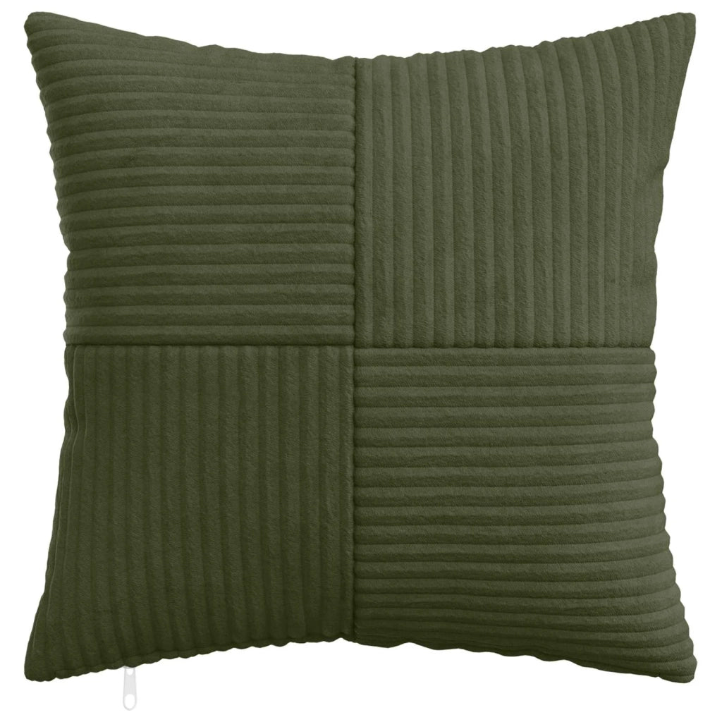 Federa 2 pcs ALMELO Verde 50 x 50 cm corduroy 914923