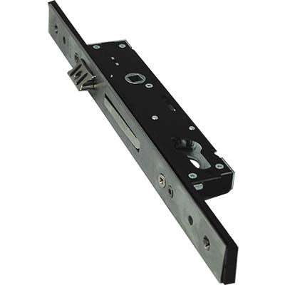 SERRATURA MONTANTE INFILARE 1400S OMEC  B.Q INOX F.MM 25 F.SAGOM M1 SCR+Q8 E.MM 25