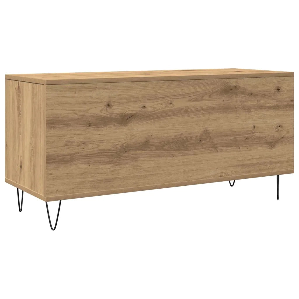 Mobile porta vinili rovere artigianale 100 x 38 x 48 cm 862903