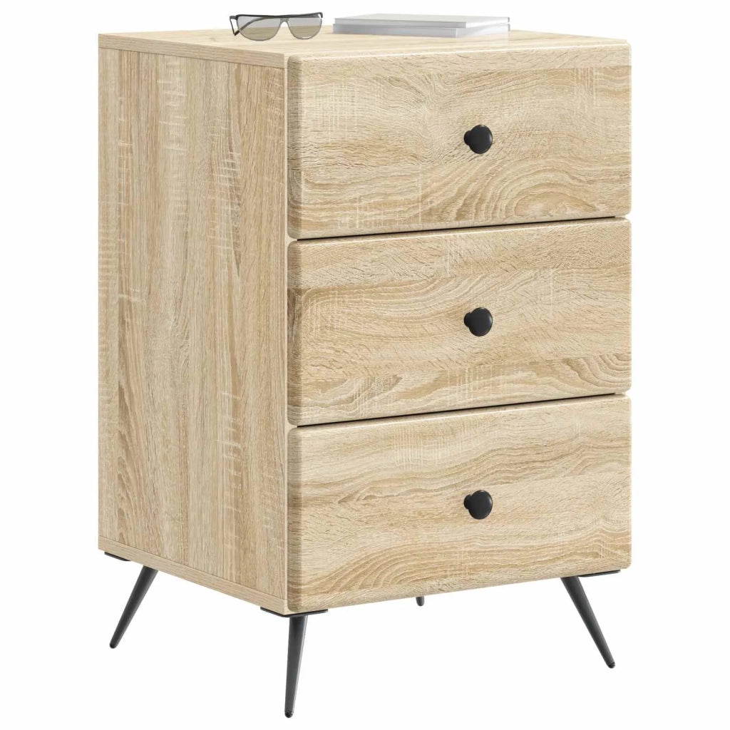 Armadio da Notte con cassetto Rovere Sonoma 43 x 41 x 66,5 cm 895477