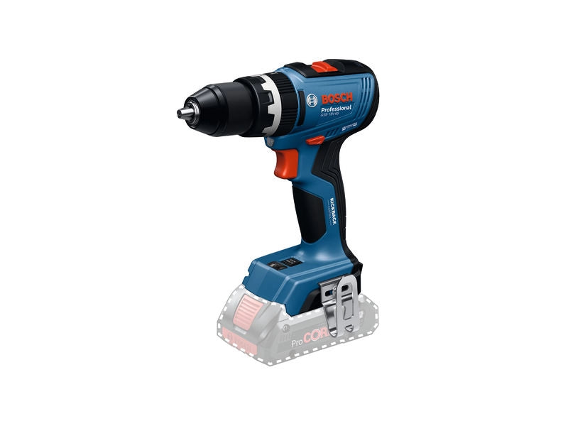 Trapano Bosch a batteria 18V 65nm Brushless solo corpo GSB 18V-65