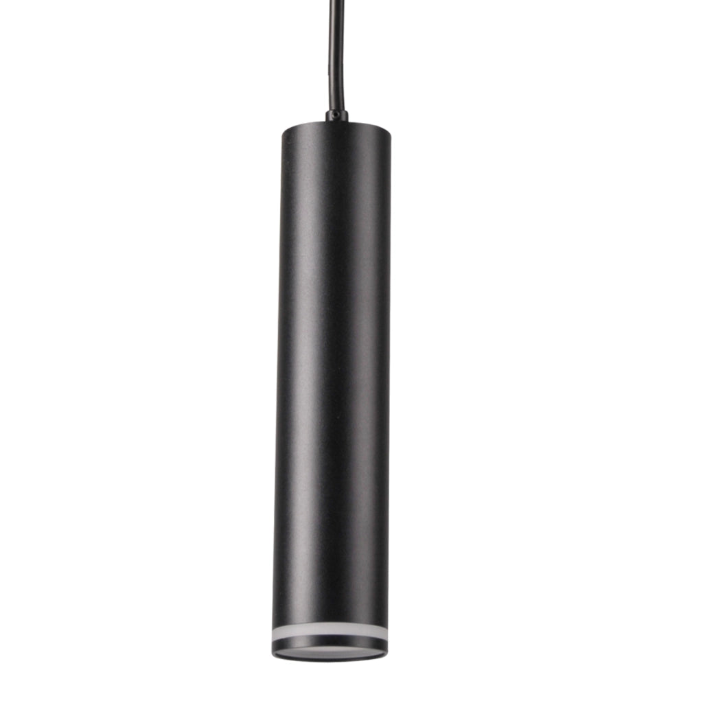 Kit binario nero 3xGU10 sospensioni 1m Paris Polux