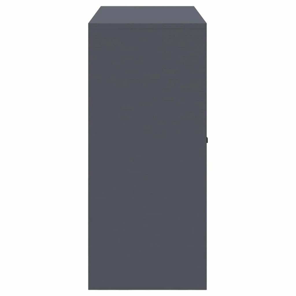 Armadio Antracite 90 x 40 x 90 cm Acciaio 891642