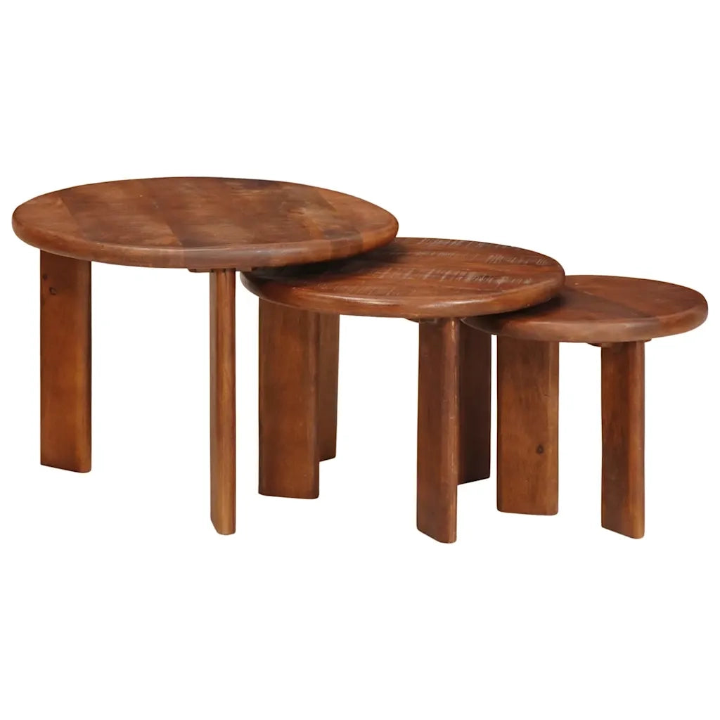 Tavoli da Caffè Nido 3 pcs Legno di mango massello 4104660