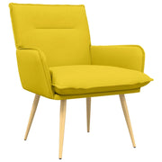Poltrona Giallo Chiaro Tessuto 42047707